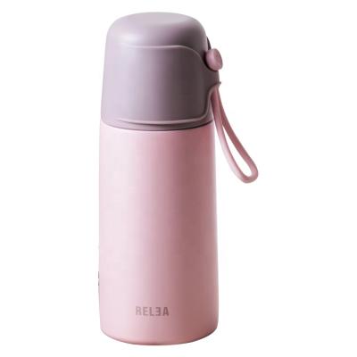 China Wholesale Relea PORTABLE Stainless Steel 350ML Double Wall Insulated Vacuum Flask With Cup-lid for sale