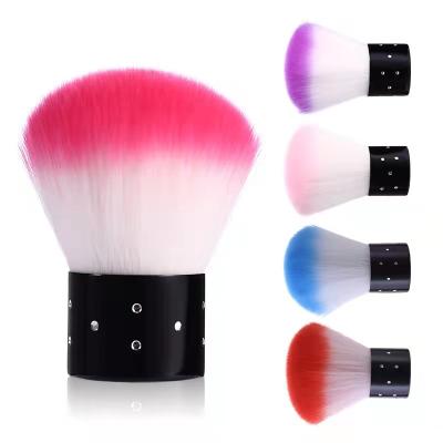 China Professional Natural Soft High Quality Big Round Head Mushroom Nail Supplies Brush Nail Art Tools Custom Logo Acrylic Nail Brush for sale