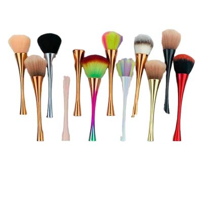 China New Natural Soft Simple Package Color Tumbler Makeup Brush Loose Paint Makeup Tool Mermaid Blush Brushes Magic Brush for sale