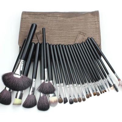 China 24 Piece Natural Soft Animal Hair Makeup Brush Set Real Technique Super Soft Makeup Brush Set for sale