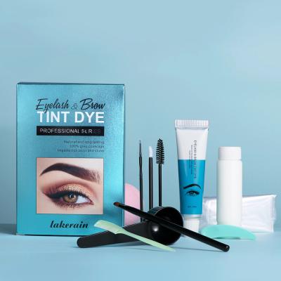 China New Eyebrow Cream Set Waterproof Long Lasting Semi-Permanent Eyebrow Dye Tint Kit for sale