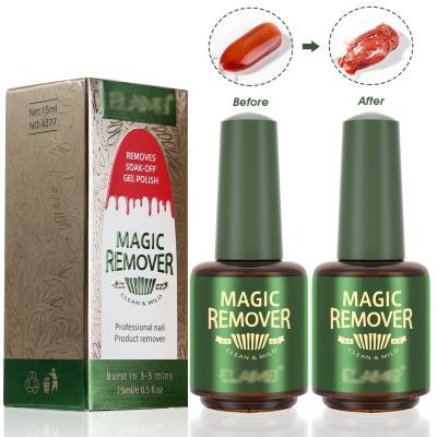 China Occasional Wholesale Magic Nail Polish Remover Gel Nail Polish Remover Quick Remover for sale