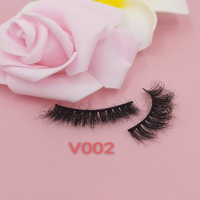 China Mink Eyelash Vendor 3d Single High Quality Fluffy Highlights Group Custom Lashbox Packaging for sale