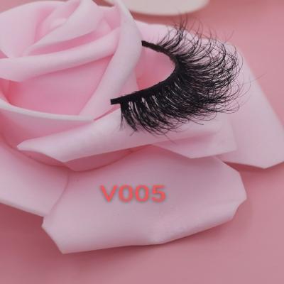 China Real Mink Eyelash Lash Packaging Box best single group 3d custom false eyelashes for sale