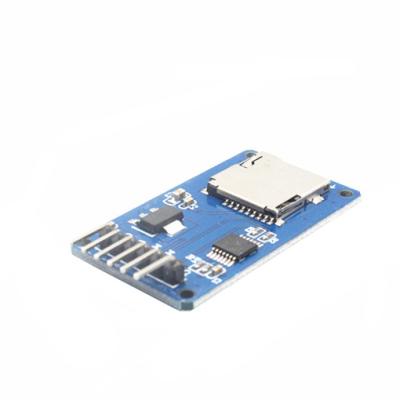 China Mini Micro SD Card TF Card Reader SPI Module Interfaces to Level Converter Chip for ARD TF Card Reader Module for sale