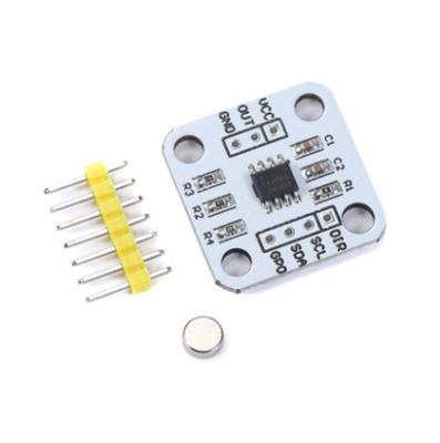 China 12bit High Precision Magnetic Induction Angle Measurement Sensor Module Send Magnet Magnetic Encoder AS5600 AS5600 for sale