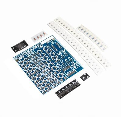 China SMT SMD Component Practice Soldering Board Soldering DIY Kit Start Resitor Diode Transistor By Learning SMT SMD Practice Electronic Component Soldering Board for sale