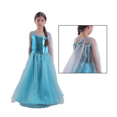 China Wholesale Elsa Fancy Dress Girls Princess costume Princess Tutu Party Dress of indoor outdoor shopping gifts for sale