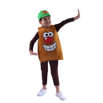 China Indoor Outdoor Gifts Children's Shopping Potato Modeling Costume Cosplay Role Playing Stage Costume for sale