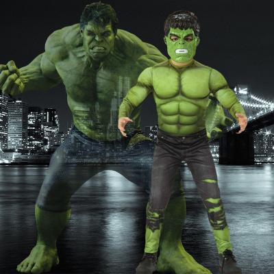 China Buy Gifts Carcass Costume Kids Cosplay Hulk Superhero Indoor Indoor Outdoor Avengers Party Stage Performance Costume for sale