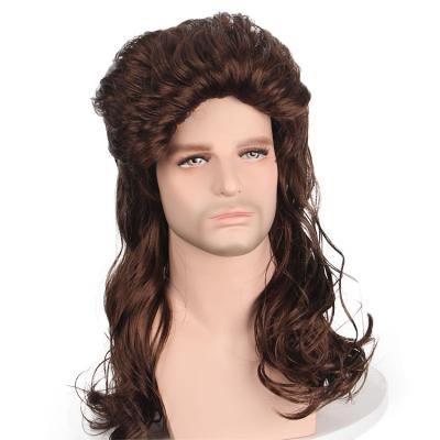 China Wig Factory Men's Long Short Wigs Packaging Bags Directly Lace Front Wigs Synthetic Wig Brazilian Hair for sale