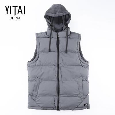 China Waterproof Custom College Jacket Clothes Fashion Mens Waistcoat Winter Sleeveless Vest for sale