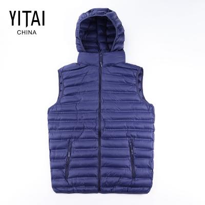 China OEM Waterproof Mens Cotton Padded Vest Wholesale Men's Best Cheap Winter Vest for sale