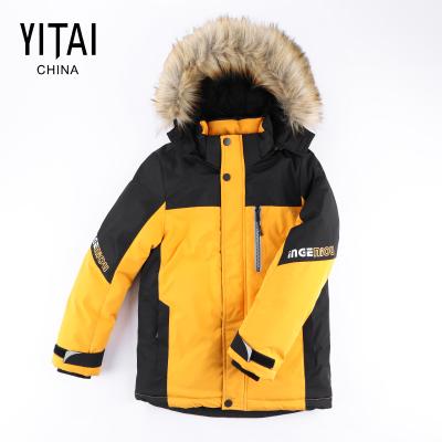 China Anti-wrinkle YITAI OEM Kids Clothes 4-8 Year Old 100% Polyester Warm Winter Kids Boy Jacket for sale