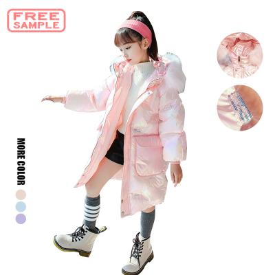 China Anti-Wrinkle Green Jacket Kids Winter Jacket Children Price Coat For Girls for sale