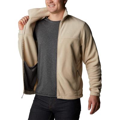 China FREE SMAPLE 2021 Hot Sales Windproof! mens fleece khaki zip up jacket pullover fleece lined classic fit for sale