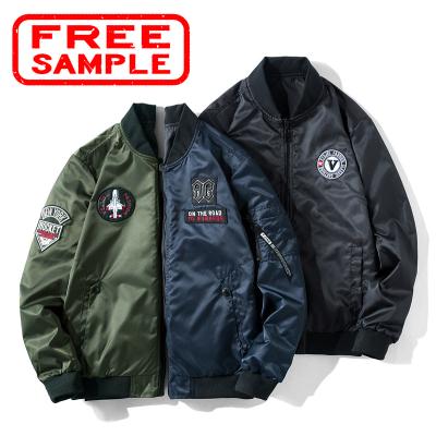 China SMAPLE Male Reversible FREE Lightweight Jean Jackets Bomber Jackets For Men Make Winter Bomber Stripper Men Plus Size Heavy Duty Jackets for sale