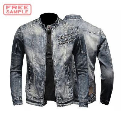 China FREE SMAPLE Viable Padded Cotton Camouflage Bomber Jacket Jean Green Male Jean Jackets for sale