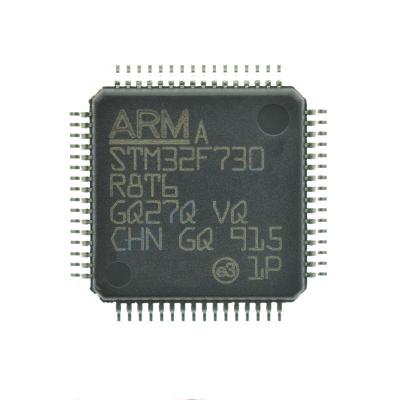 China STM32F730R8T6 Original LQFP64 Package Core: ARM Cortex-M7 Frequency: 216MHz ROM Type: FLASH ROM: 64KB RAM: 256KB 64KB for sale