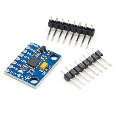 China Original GY-521 MPU6050 Gyro MPU6050 Gyro Sensor Module 6DOF Sensor Three-Dimensional Gyro Acceleration Angle Module for sale