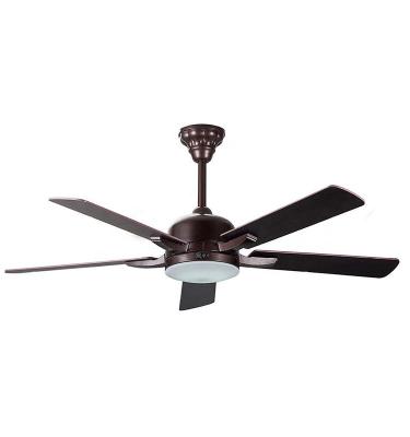 China Modern Design Matte white+wood Fan Energy Saving Electric Ceiling Fan With Light for sale