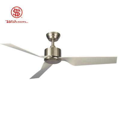 China Eastern Style brushed nickel remotrol control ceiling fan without light for sale