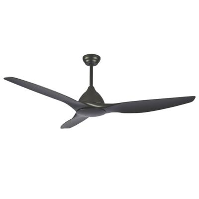 Κίνα 52 inch ac dc motor black white ceiling fan without light προς πώληση