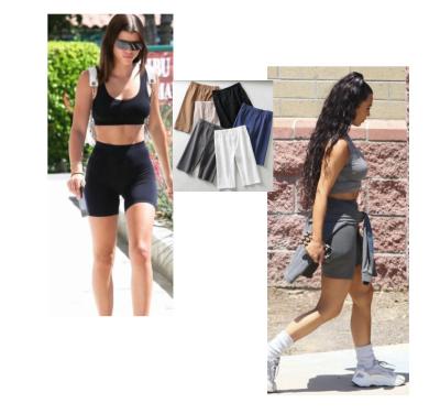 China Wholesale Anti-Wrinkle Cotton Spandex Gym Sports Women Shorts for sale