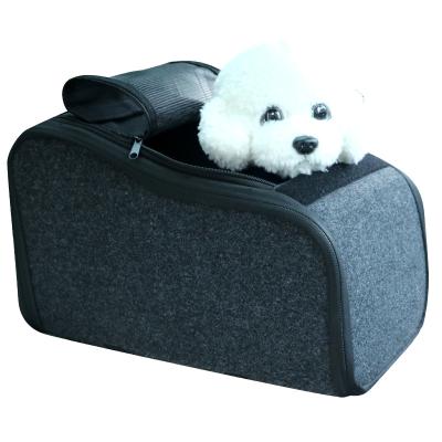 China Viable Pet Bed for Car Travel Small Dog Cat Booster Seat ON Car Center Console Puppy Booster Armrest Pet Carrier Bed for Small Pets for sale