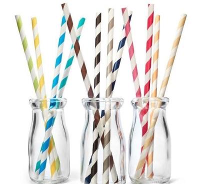 China Disposable Eco-Friendly Eco-Friendly Blue Dot Paper Straws For Party for sale