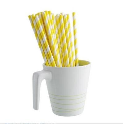 China Beautiful Various Color Biodegradable Drinking Paper Straw for sale