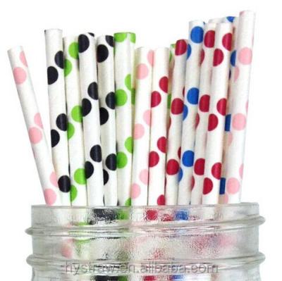 China Festival Decoration Biodegradable Paper Straw For Decoration Drinking Party for sale