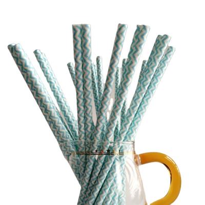 China Biodegradable Decoration Drinking Paper Straws Packed In Kraft Paper Box for sale