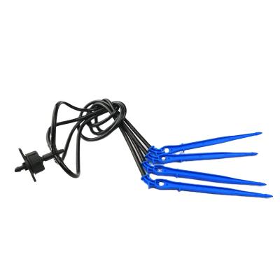 China Trees Garden Water Drip Irrigation System Dispensing Assembly Assembly Two or Four Elbow Branch Bend Arrow Drip Arrow for sale