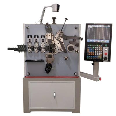 China Automatic pressing pen spring making machine  spring coiling machine 2-4mm 5axis spring machine for sale