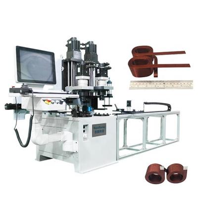 China double circle Flat Air core coil winding machine Flat copper wire double round continuous winding machine for sale