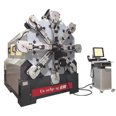 China other metal wire & big spring machinery US-1260R Camless wire rotary spring machine, Double torsion spring bending machine for sale