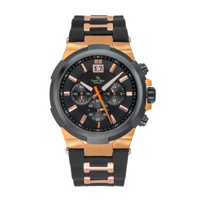 China Water Resistant OEM Stainless Steel Design Analog Sporty Gents Watch With Chronograph And Big Calendar for sale