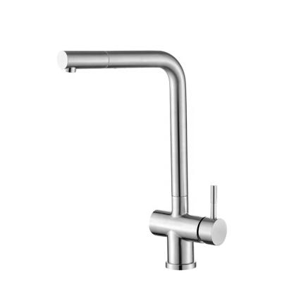 China Modern Gravity Ball Retracing Kitchen Pull Out Faucet for sale