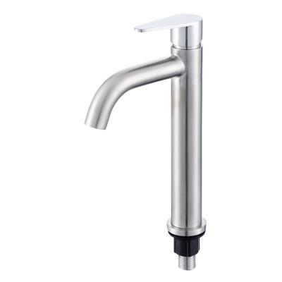 China Modern SUS304 High Basin Water Faucet For Ceramic Basin Sink for sale