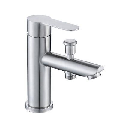 China Hot/Cold Bathroom Faucets With Diverter Shower Head For Hair Washing for sale