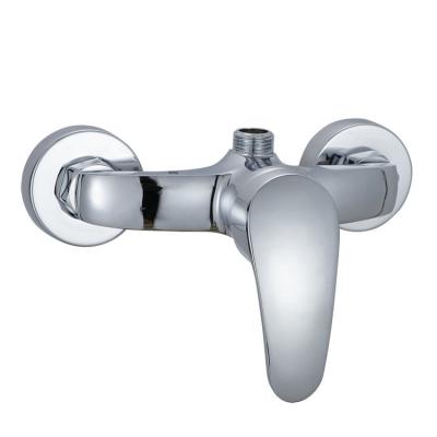 China Without Slide Bar Chorme Plated Brass Shower Mixer Valve for sale