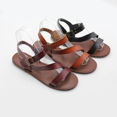 China Fashion Trend women daily lady's leisure casual craft shoes fashion sandals for 2023 New Style Popular  Beach Sandal For Out Side for sale