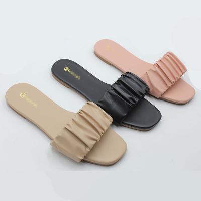 China Fashion Trend Simple fashion Women's slipper Lady Comfort Slides Sandals fold Slippers Working Casual Summer Shoes for women Girls Size37-42 for sale