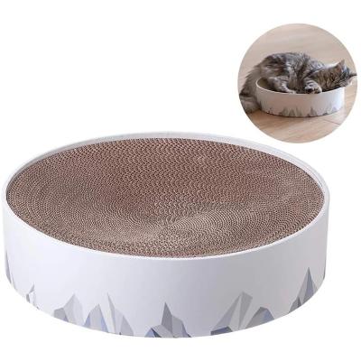 China Cat Claw Board Solid Wood viable Cat Scratcher Cardboard Wear Resistant Cat Claw Grinder for sale