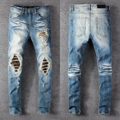 China Color Fade Proof Factory outlet pants jeans men store dropshipping good quality blue jeans for man for sale