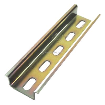 China 35mm standard cold rolled steel din rail for sale