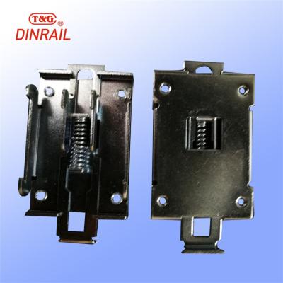 China Telecom New Products High Quality Adjustable Metal Spring Guide Clamp Din Rail Clip for sale