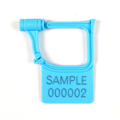 China High Quality Customized Trolleys Security Bag Padlock Blue Seal With Barcode for sale