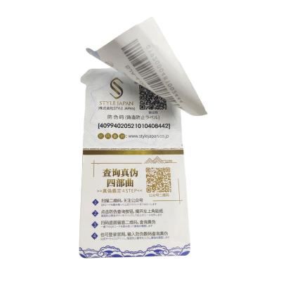 China Custom Printed Tear Proof Waterproof Self-adhesive Vinyl Multi-Layer Double-Sided Printing Label Sticker for sale